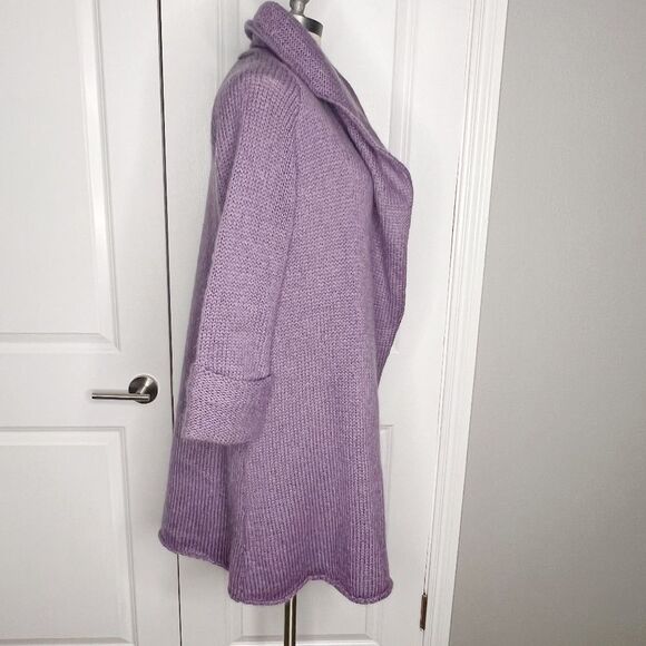 Soft Surroundings Telluride Wool Alpaca Topper Open Front Cardigan Sweater Small - Picture 5 of 9